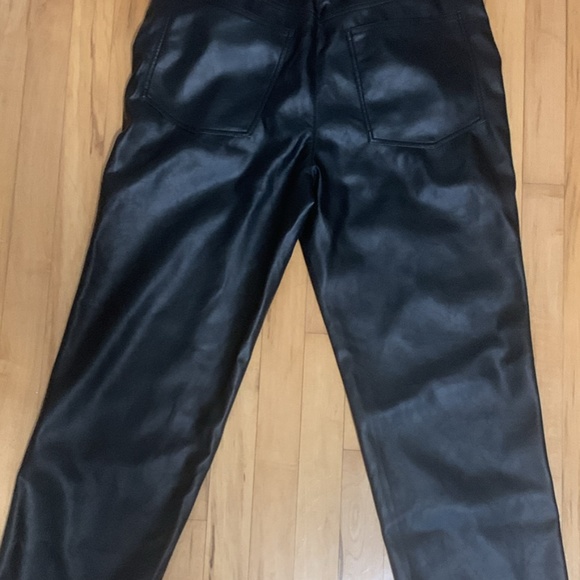 Madewell Vegan Leather Pants - Picture 2 of 4